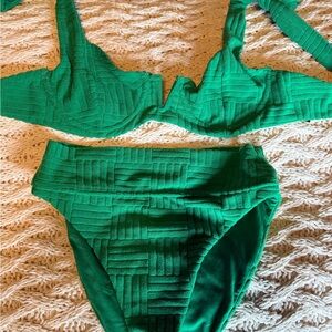 Beach Riot Vibrant Green Swimwear